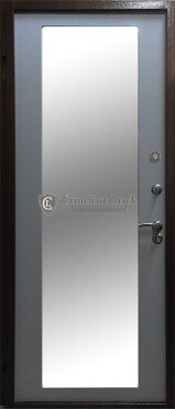 Входные металлические двери с зеркалом